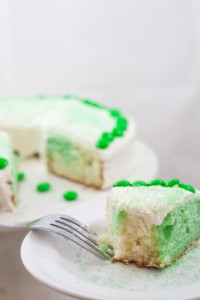 Green and White Cake – A Cake for St Patrick’s Day