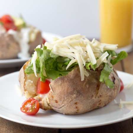 Baked Potato with Salad